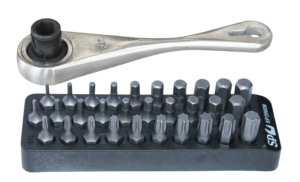 1/4" MINI RATEL & 30 DELIG BITSET BZK,SA
