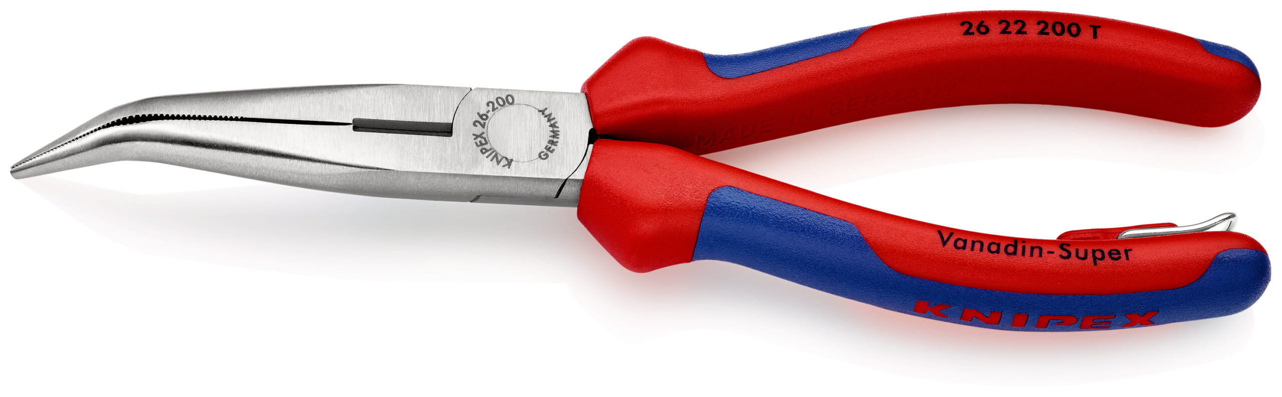 Knipex Platspitse Telefoontang met Zijsnijder 200 mm Knipex Platspitse Telefoontang met Zijsnijder 200 mm
