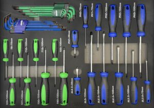 EVA FOAM INLEG SCHROEFDRAAIERS/STIFTSL
