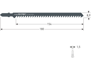 DECOUPEERZAAGBLAD DC350 A 5 STUKS