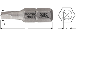 BITS SQD 2X25MM BITS SQD 2X25MM