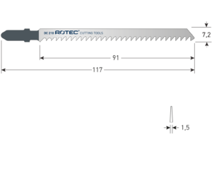 DECOUPEERZAAGBLAD DC210/T301CD
