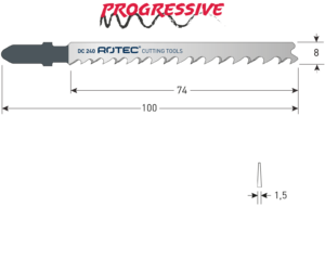 DECOUPEERZAAGBLAD DC240 / T101D DECOUPEERZAAGBLAD DC240 / T101D
