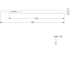 DECOUPEERZAAGBLAD DC550 / T718BF