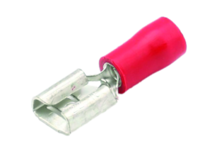 VLAKSTEKERHULS ROOD Ø 6.3X0.8MM 0.5-1.5M