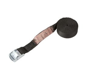 SJORBAND 25MM. GESP ZWART 5.0 M EINDLOOS
