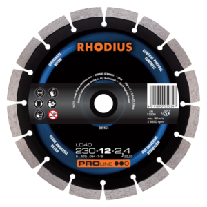 LD40 230X10.0X2.4X22.23 DIAMANTDOORSLIJP