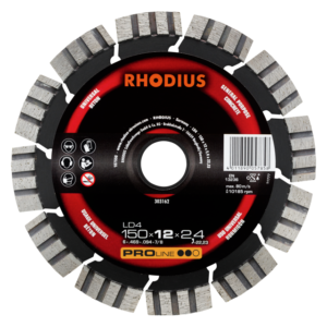 LD4 150X12.0X2.4X22.23 DIAMANTDOORSLIJPS