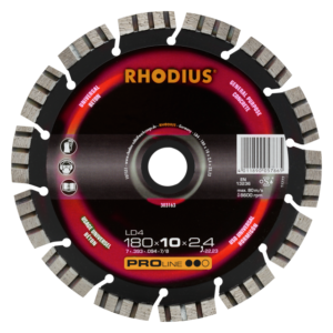 LD4 180X12.0X2.4X22.23 DIAMANTDOORSLIJPS