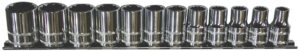 DOPPEN OP RAIL 1/2” 12-KANT 12 DELIG MET DOPPEN OP RAIL 1/2” 12-KANT 12 DELIG MET