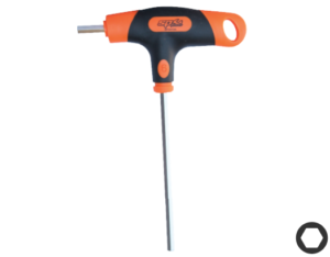 T-GREEP BINNENZESKANTSLEUTEL 10MM SOFTGR